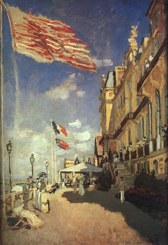 Claude Monet The Hotel des Roches Noires at Trouville Germany oil painting art